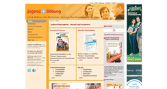 Desktop Screenshot of jugend-und-bildung.de