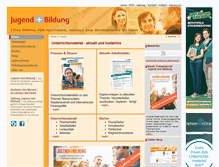 Tablet Screenshot of jugend-und-bildung.de